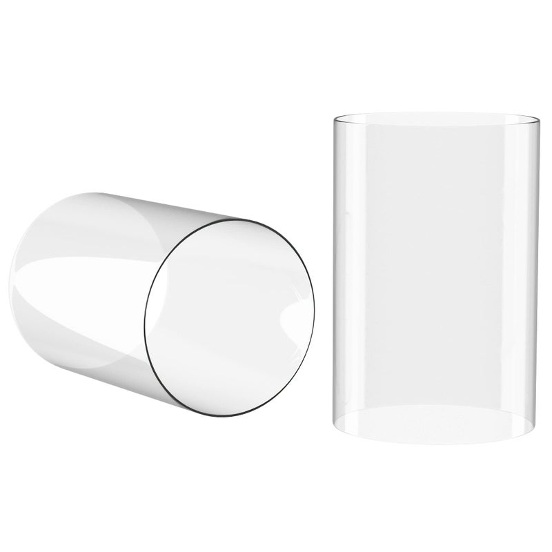 KETELAMP Hurricane Candle Holder Glass  Open Ended Glass  Bottomless Cylindrical Glass  Glass Lamp Shade of 3"" x 4"" (Multiple Specifications) - Image 5